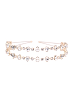 Fashion Rhinestone Headband HN810004 GOLD